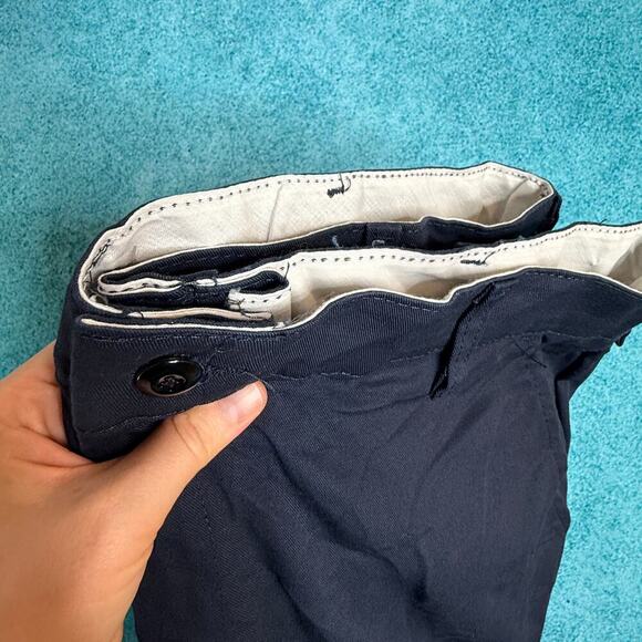 Red Kap Work Shorts Mens 38 Navy Blue Utility Industrial Workwear Made Mexico - Picture 14 of 15